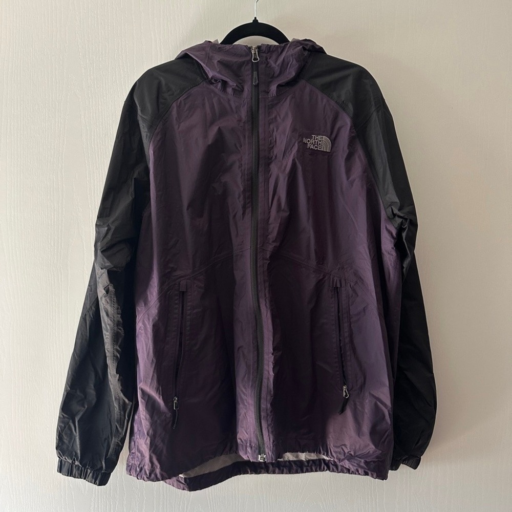 The North Face Mens Hydrenaline Jacket 2000 Windbreaker Purple Black XL